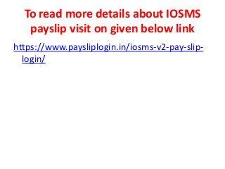 iosms v2|OSMS .